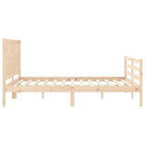 Bed Frame without Mattress 160x200 cm Solid Wood 3194321