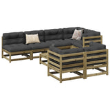 8 Piece Garden Sofa Set Impregnated Wood Pine 3299345