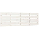Wall Headboard White 166x3x63 cm Solid Wood Pine 824749