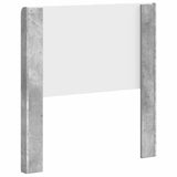 Headboard Concrete Grey Engineered Wood 889638