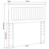 Headboard Artisan Oak Engineered wood 888472