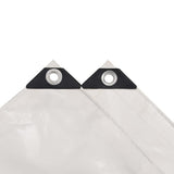 Tarpaulin 650 g/m 4x8 m White 43847