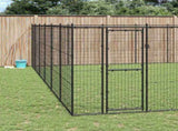 Outdoor Dog Kennel Steel 50.82 m 3082325