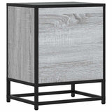 Bedside Cabinets 2 pcs Grey Sonoma 40x31x50 cm Engineered Wood and Metal 848716