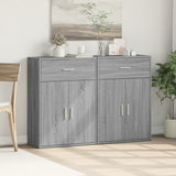 Sideboards 2 pcs Grey Sonoma 60x30x84 cm Engineered Wood 3276600