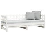 Pull-out Day Bed without Mattress White 2x cm 820777