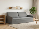 2 Seater Sofa Dark Grey 150 x 81 x 82 cm Velvet 42041088