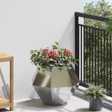 Planter 2 pcs Silver 50 x 50 x 40 cm Galvanised Steel 884063