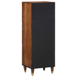 Highboard with Shelf Brown 40 x 33 x 110 cm Solid Mango Wood 4018765