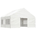 Gazebo with Roof White 4.46x5.88x3.75 m Polyethylene 3155494