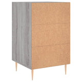 Bedside Cabinet Grey Sonoma 40x40x66 cm Engineered Wood 827650