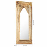 321650 Mirror 50x3x110 cm Solid Mango Wood