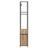 Coat Stand with Shoes Bench Artisan Oak 100 x 32 x 180.5 cm 8012037