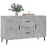 Sideboard Concrete Grey 100x36x60 cm Engineered Wood 828192