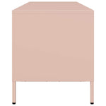 ZNTS TV Cabinet Pink 135x39x43.5 cm Cold-rolled Steel 851305