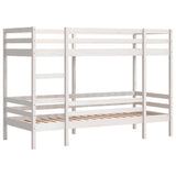 Bunk Bed White Solid Pine Small Single Strong Bunk Bed 3284225