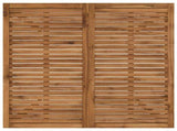Garden Dinner Table Natural 110 x 108.5 x 75 cm 901250