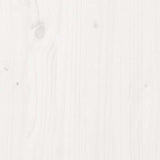 ZNTS Bed Frame without Mattress White 180x200 cm Super King Solid Wood Pine 3301482
