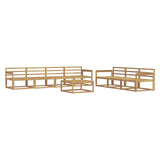 Outdoor Sofa Set 8 pcs White 3386153