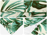Cushion Cover 12 pcs HOUTEN Leaf Pattern 40 x 80 cm Polyester 918306