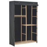 3-Tier Wardrobe Grey 110x40x170 cm Fabric 248188