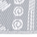 Outdoor Rug ARAKIL Grey 190x290 cm PP 316973