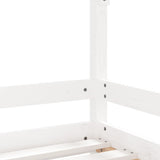 Kids Bed Frame White 90x190 cm Solid Wood Pine 834493