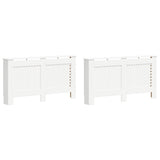 Radiator Covers 2 pcs White 152x19x81.5 cm MDF 3051378