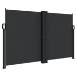 Retractable Side Awning Black 140x600 cm 4004609