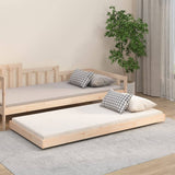 Bed Frame without Mattress 90x190 cm Single Solid Wood Pine 823504