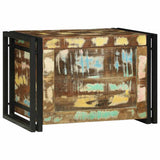 Storage Box Brown and Black 60 x 40 x 41 cm Reclaimed Wood 4016752