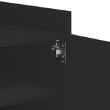 Coffee Table Black 80x50x50 cm Engineered Wood 848354