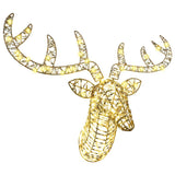 Reindeer Pull Sleigh Warm white 68 x 36.5 x62.5 cm PET 42019066