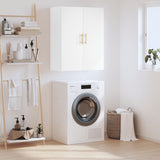 Wall Mounted Cabinet White 69.5x34x90 cm 828412
