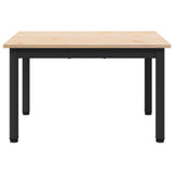 Coffee Table Natural 60 x 50 x 36 cm Solid Pine Wood 892761