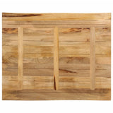 Table Top Live Edge 110x80x3,8 cm Solid Wood Rough Mango 370701