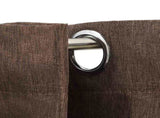 Linen-Look Blackout Curtains with Grommets 2pcs Taupe 140x245cm 321202