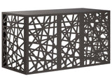 Air Conditioner Cover Black 110 x 50 x 80 cm Steel 8014164