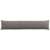 Sofa Pillows 2 pcs Light Grey 200 x 40 cm Corduroy Fabric 42013903
