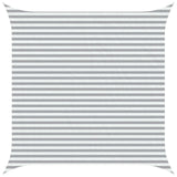 Sun Shade Sail Light Grey and White 4 x 4 m 42030995