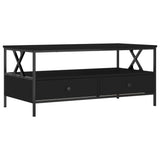 Coffee Table Black 100x51x45 cm Engineered Wood 835299