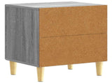 Bedside Table Grey Sonoma 43 x 34.5 x 50 cm Engineered Wood 895037