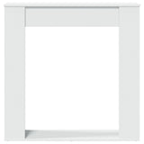 Fireplace Surround White 100x20x100 cm Engineered Wood 854571