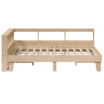 Bookcase Bed without Mattress 140x200cm Solid Wood Pine 3324538