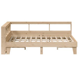 Bookcase Bed without Mattress 140x200cm Solid Wood Pine 3324538
