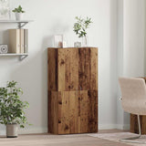 Office Cabinet Black Oak 60 x 32 x 115 cm Engineered Wood 879636