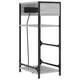 Bedside Cabinet Grey Sonoma 40 x 27 x 76 cm Engineered Wood 859573