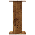 ZNTS Speaker Stands 2 pcs Old Wood 30x30x60 cm Engineered Wood 852661