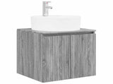 Bathroom Cabinet Set 3 pcs Grey Sonoma 49.5 x 44.5 x 65 cm 3405683