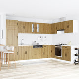 Kitchen Cabinet with Door Kalmar 2 pcs Brown 80 x 46 x 81.5 cm 3315010